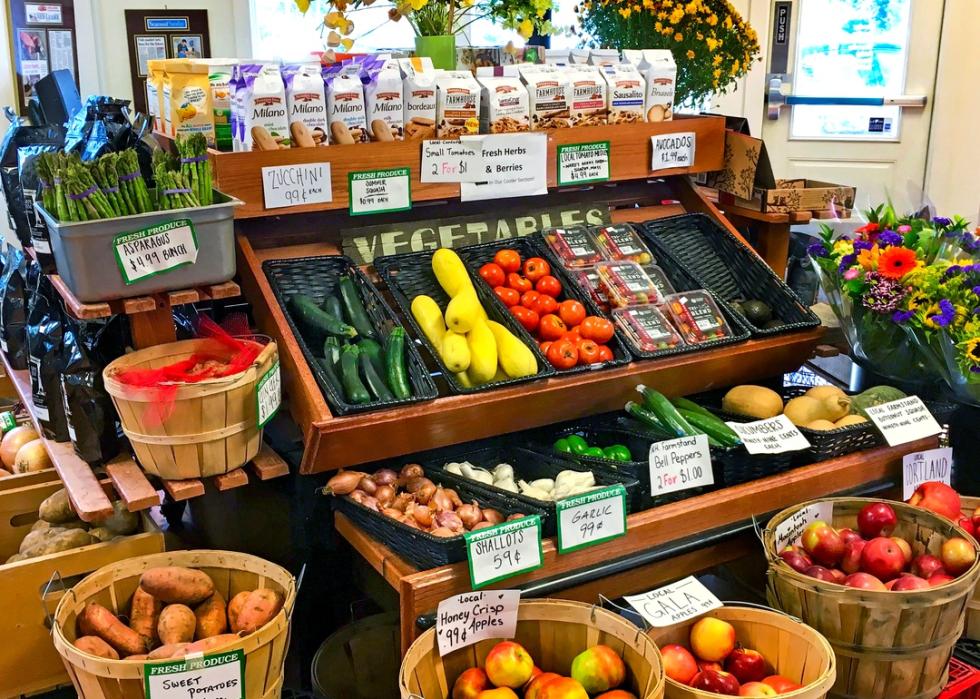 Comment la consommation de fruits et légumes varie selon l état 