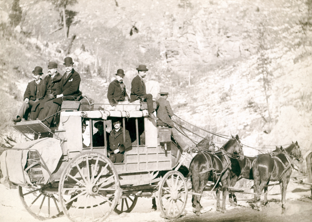 Historic photo stagecoach.