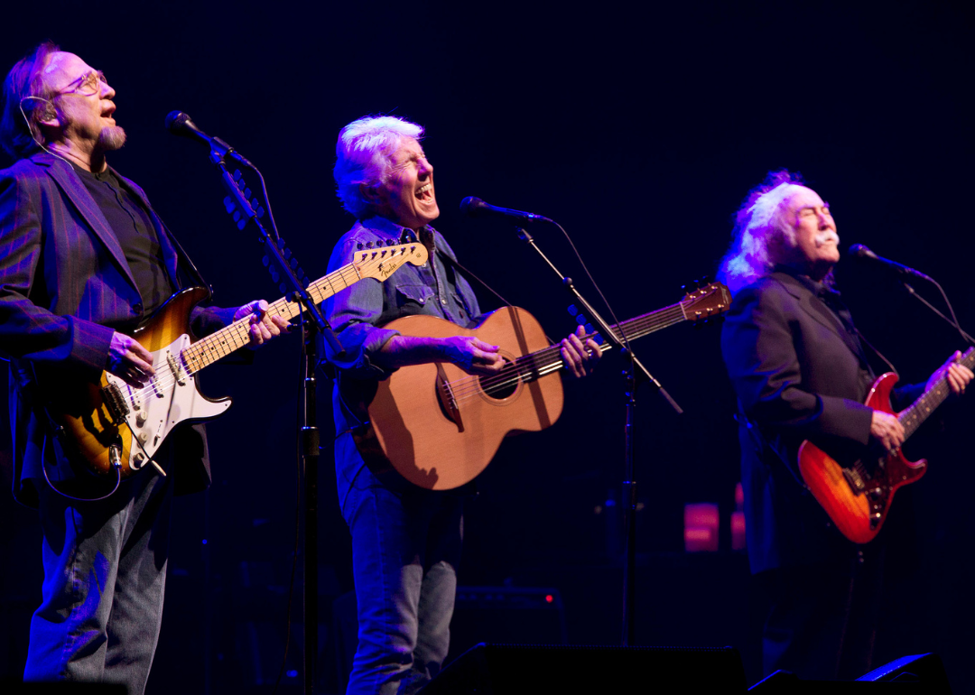 Crosby, Stills & Nash performing in 2015.