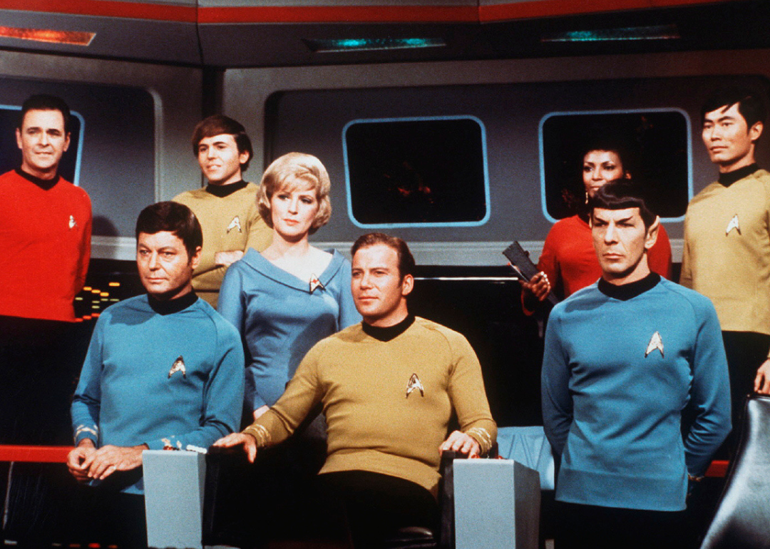 Cast of the TV series ‘Star Trek’.
