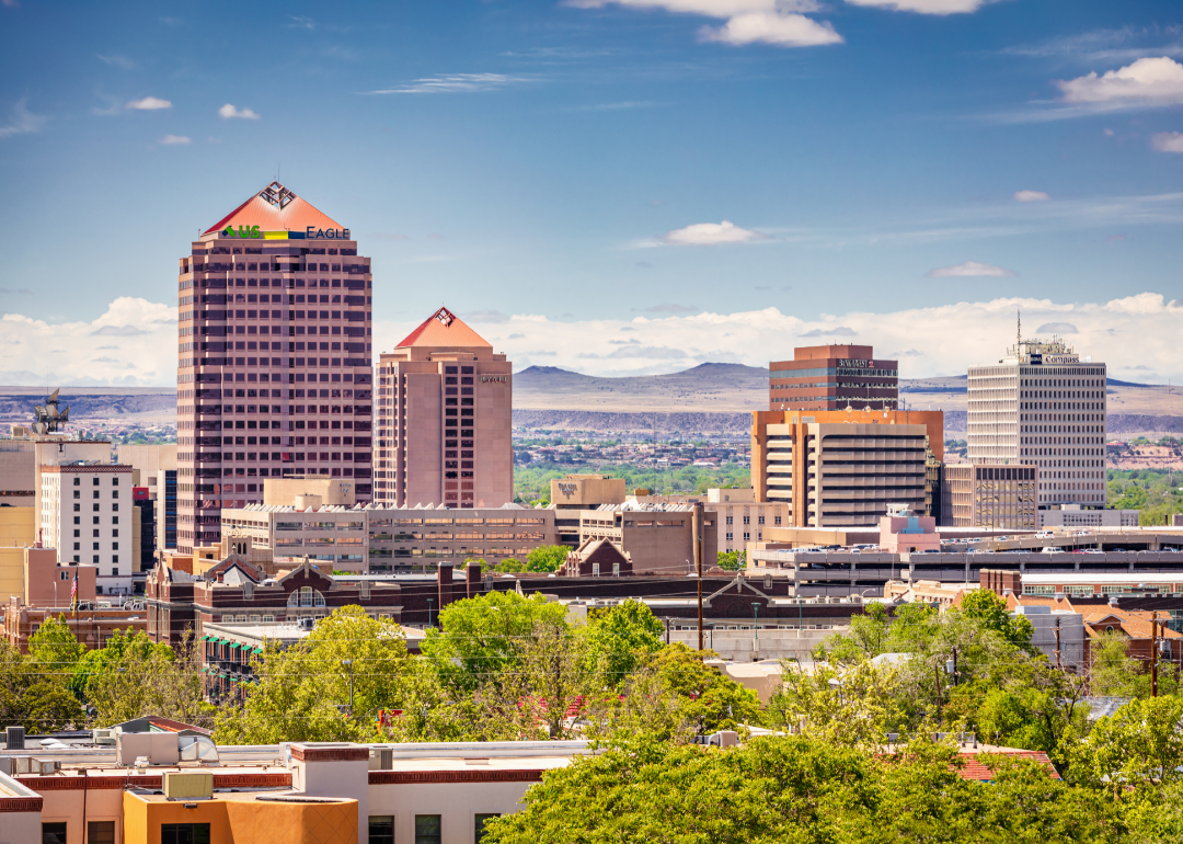 Albuquerque cityscape.