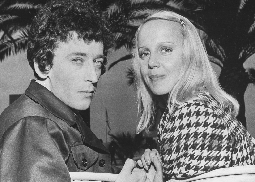 Robert Powell and Georgina Hale at the Cannes Film Festival in 1974.