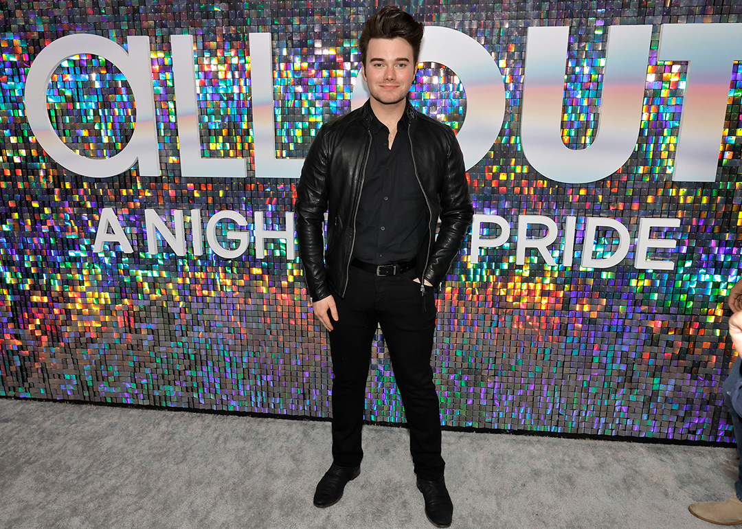 Chris Colfer attends Netflix's 'All Out: A Night of Pride’ in West Hollywood.