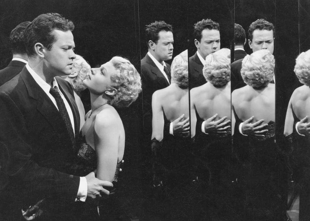 Orson Welles and Rita Hayworth in ‘The Lady from Shanghai.'