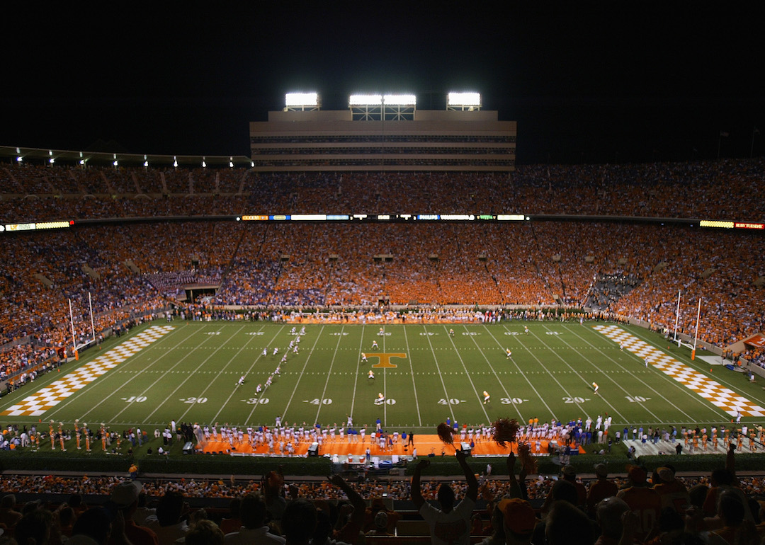 Largest College Football Stadiums In Order