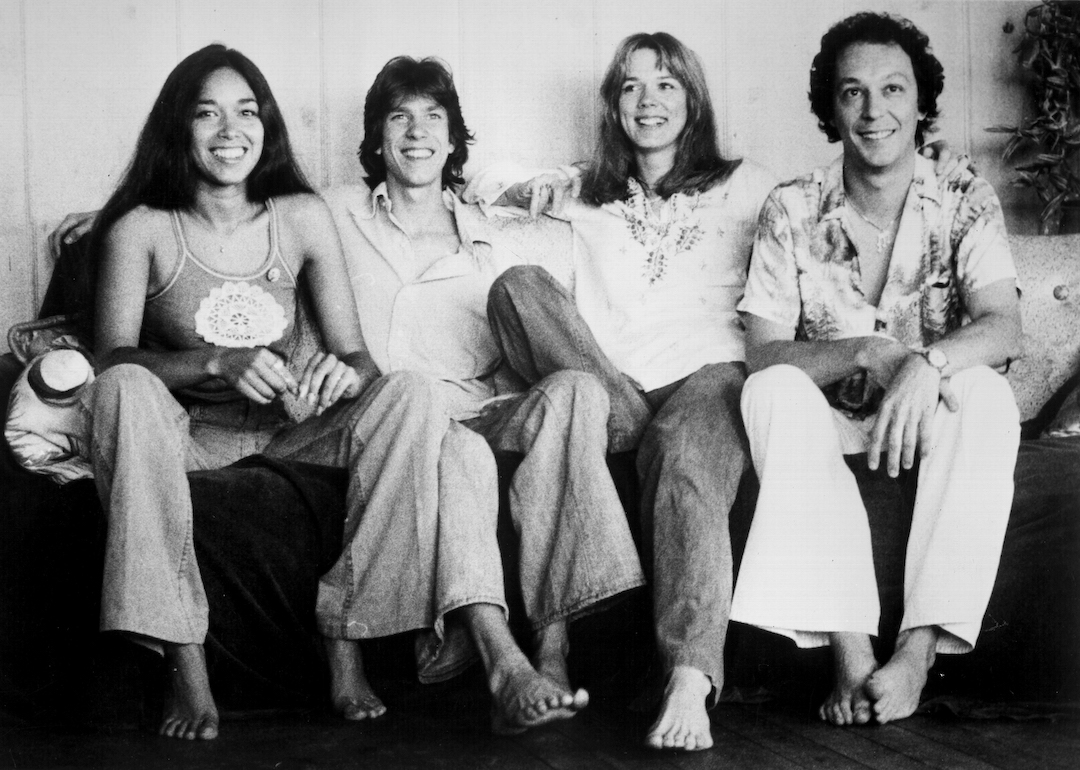 From left, Margot Chapman, Jon Carroll, Taffy Nivert, and Bill Danoff of Starland Vocal Band, the one-hit wonders behind 'Afternoon Delight,' in 1970.