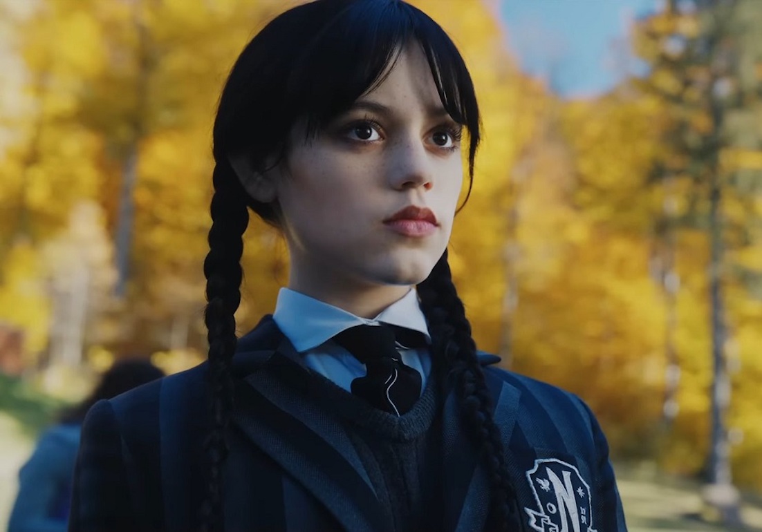 Jenna Ortega as Wednesday Addams on the Netflix series 'Wednesday.'