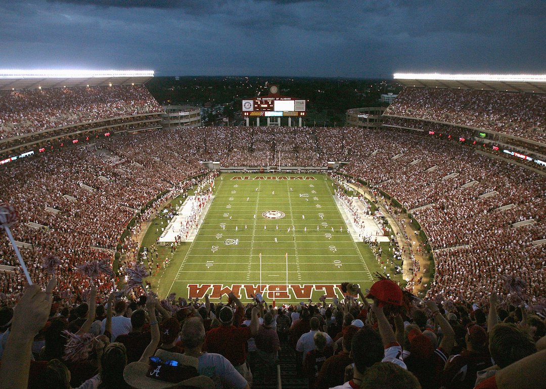50 Largest College Football Stadiums Stacker