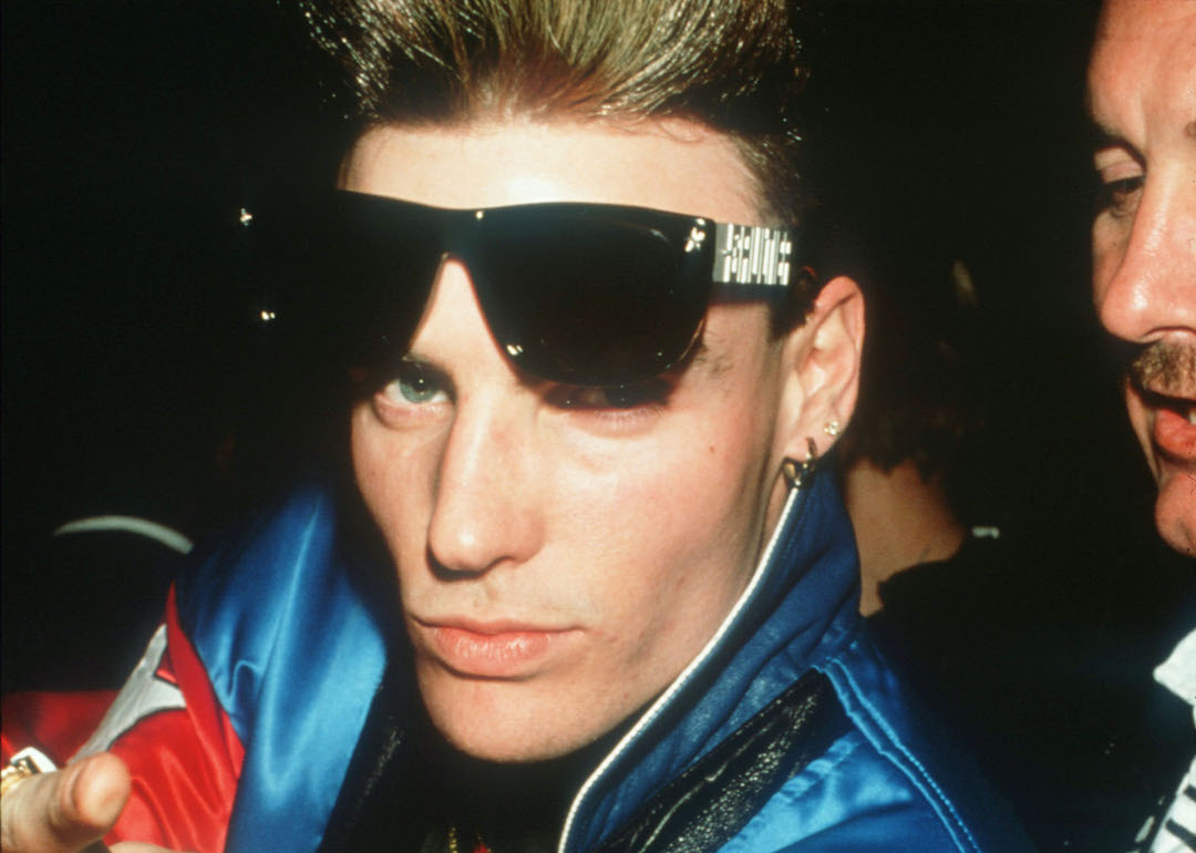 One-hit wonder Vanilla Ice, of "Ice Ice Baby" fame, signs an autograph at the Grammy Awards February 20, 1991 in New York City. 