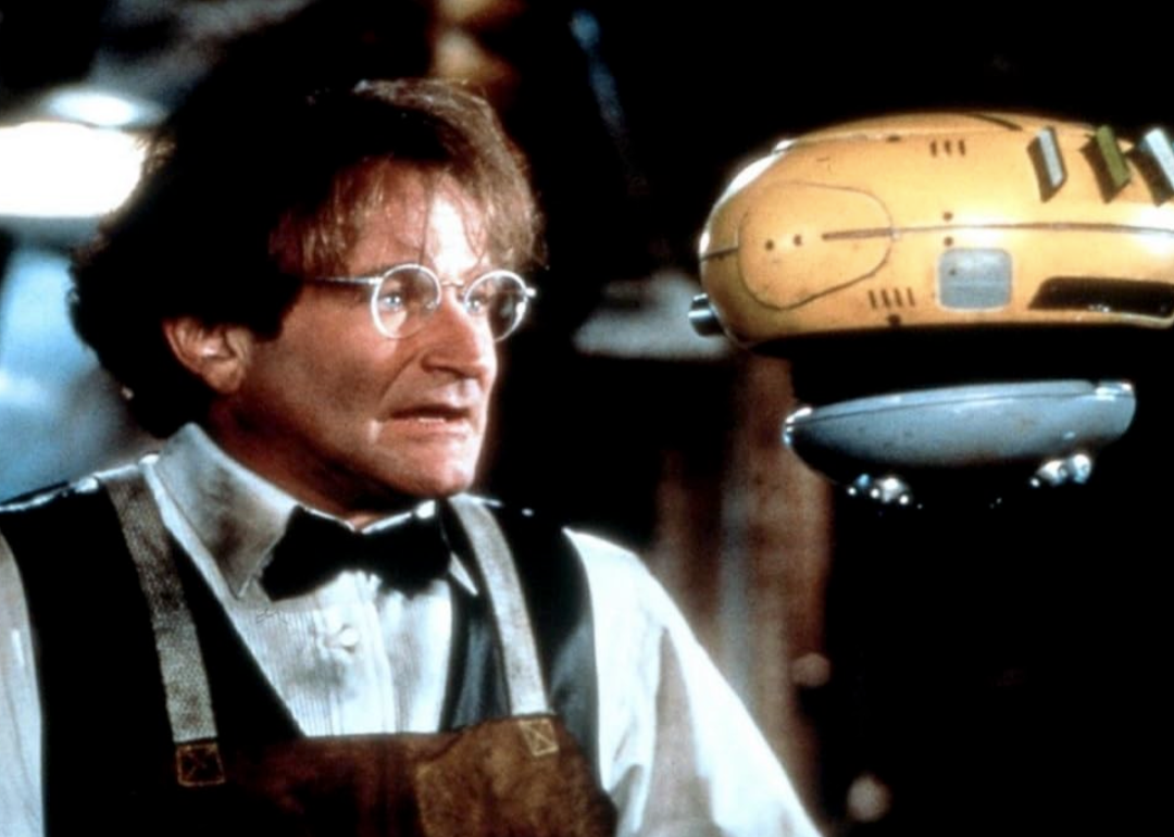 Robin Williams in a scene from "Flubber" (1997)