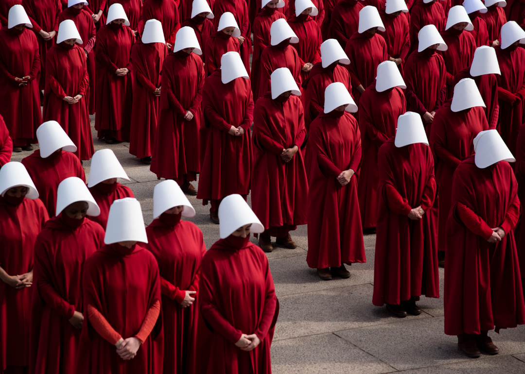 'The Handmaid's Tale' is filmed on the National Mall in Washington, D.C.