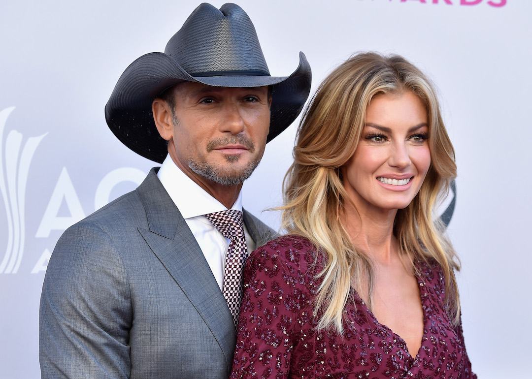 Recording artists Tim McGraw and Faith Hill attend the 52nd Academy Of Country Music Awards at Toshiba Plaza on April 2, 2017 in Las Vegas, Nevada. 