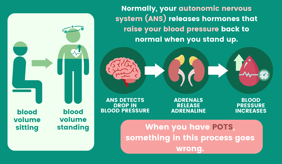 diagram showing what happens with POTS