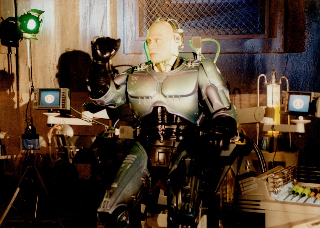 A scene from the 1994 sci-fi series 'RoboCop.'