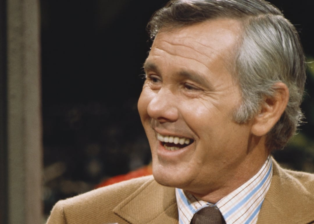 Johnny Carson on 'The Tonight Show' in 1975.