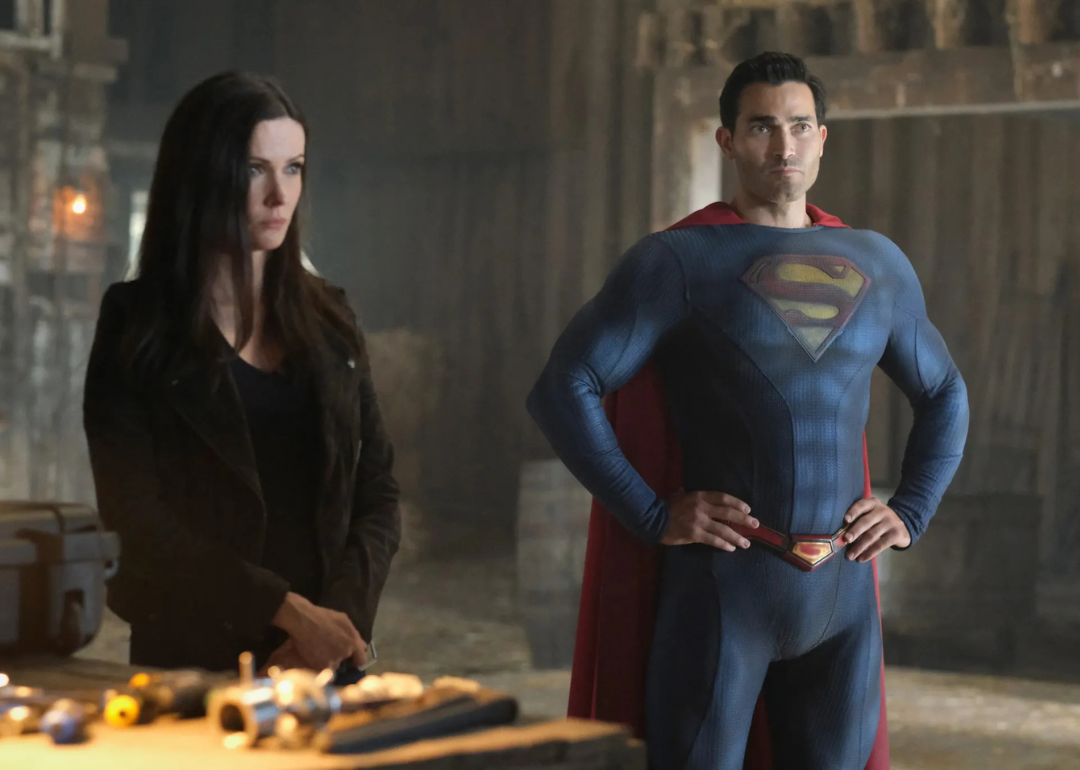 Elizabeth Tulloch & Tyler Hoechlin in a scene from 'Superman & Lois'