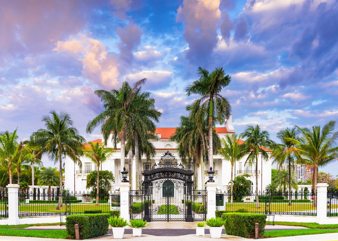 Mansion in West Palm Beach, Florida.