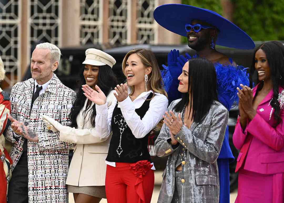 Bob Harper, Ciara Miller, Gabby Windey, Bob The Drag Queen, Nikki Garcia, and Chanel Ayan on Season 3 of 'The Traitors.'