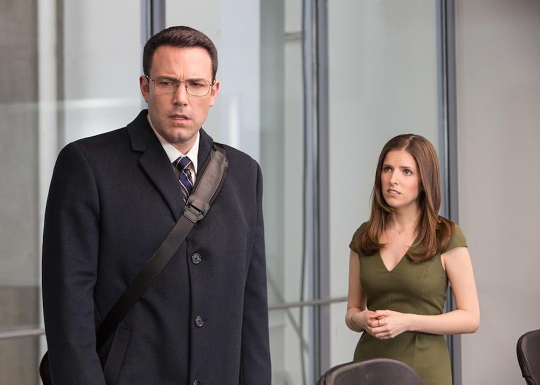 Actors Ben Affleck and Anna Kendrick in 'The Accountant.'