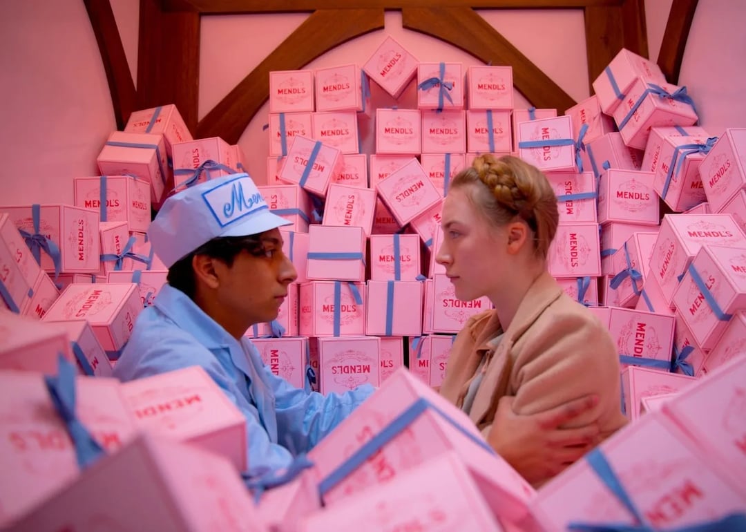 Tony Revolori and Saoirse Ronan in 'The Grand Budapest Hotel.'