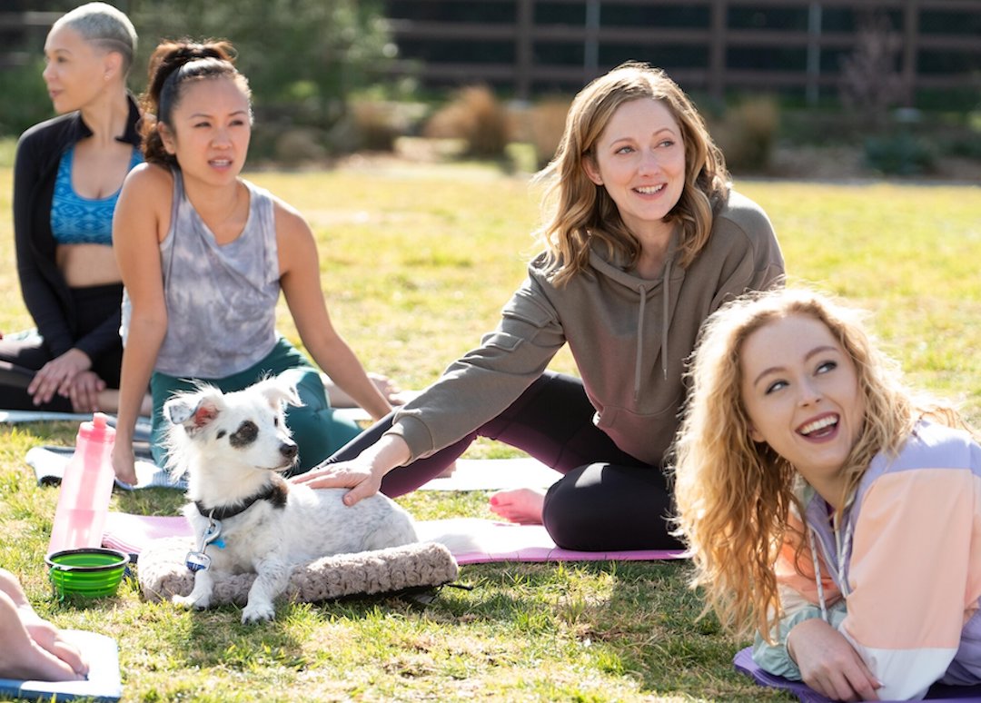 Judy Greer and the cast of 'Good Boy.'