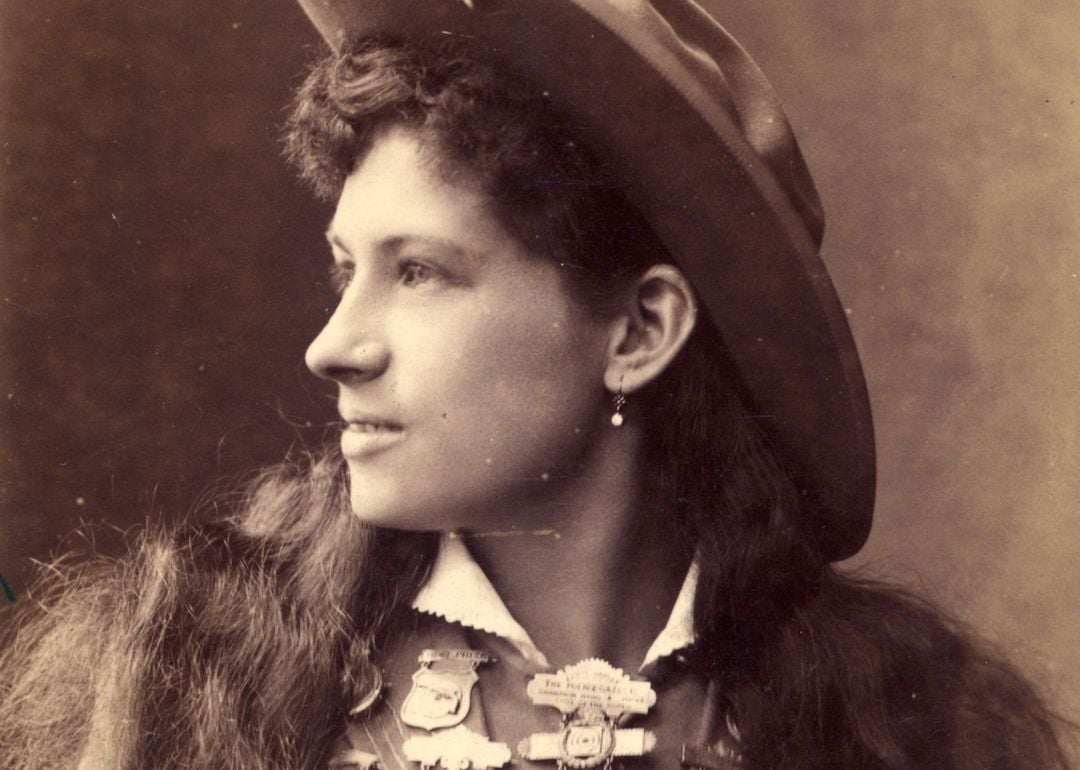 U.S. rodeo star Annie Oakley.