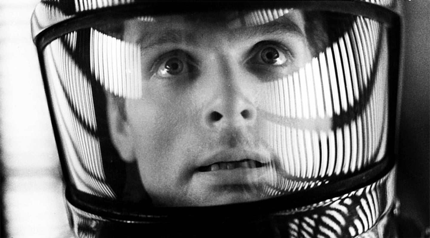 A scene from the sci-fi movie '2001: A Space Odyssey.'