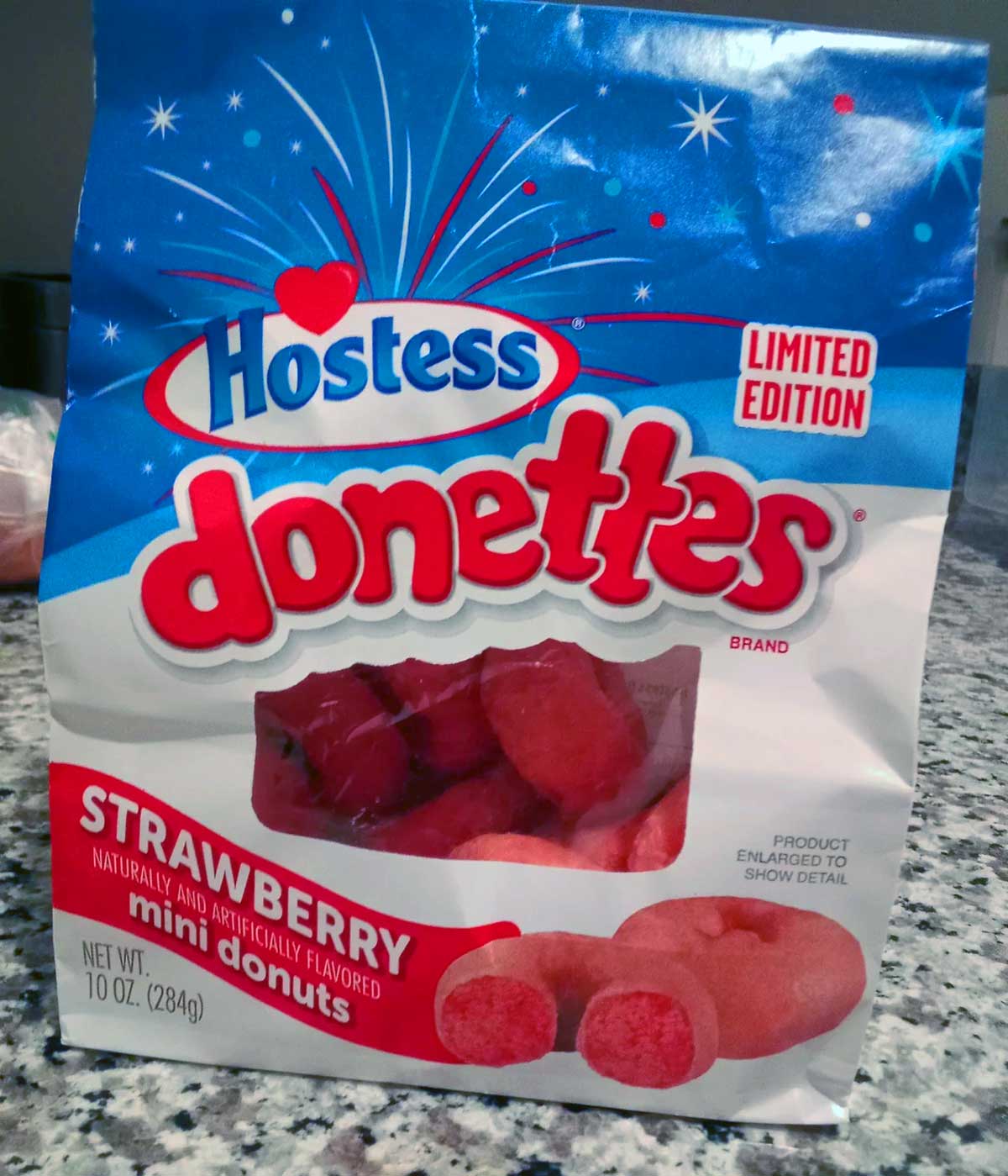 Hostess donettes, strawberry flavor