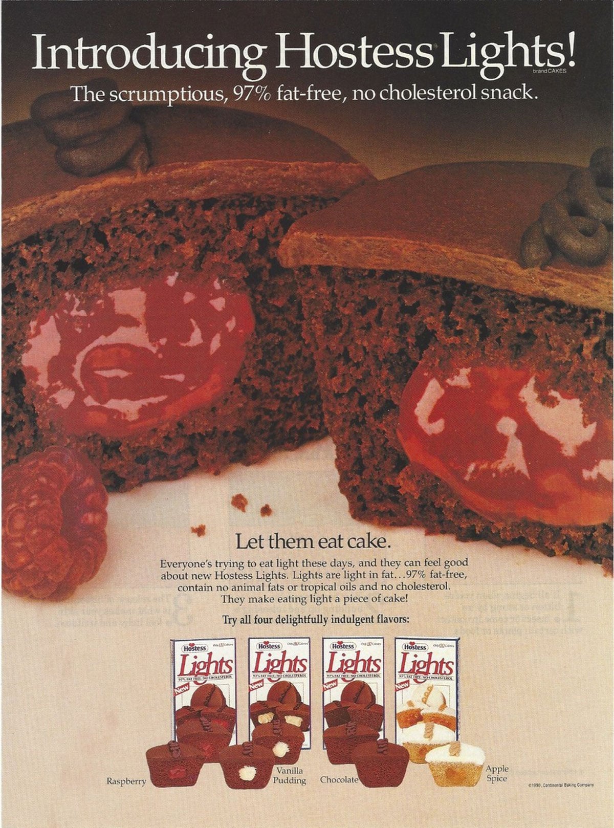 A vintage ad for Hostess Lights