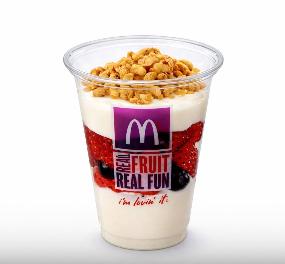 McDonald's fruit parfait