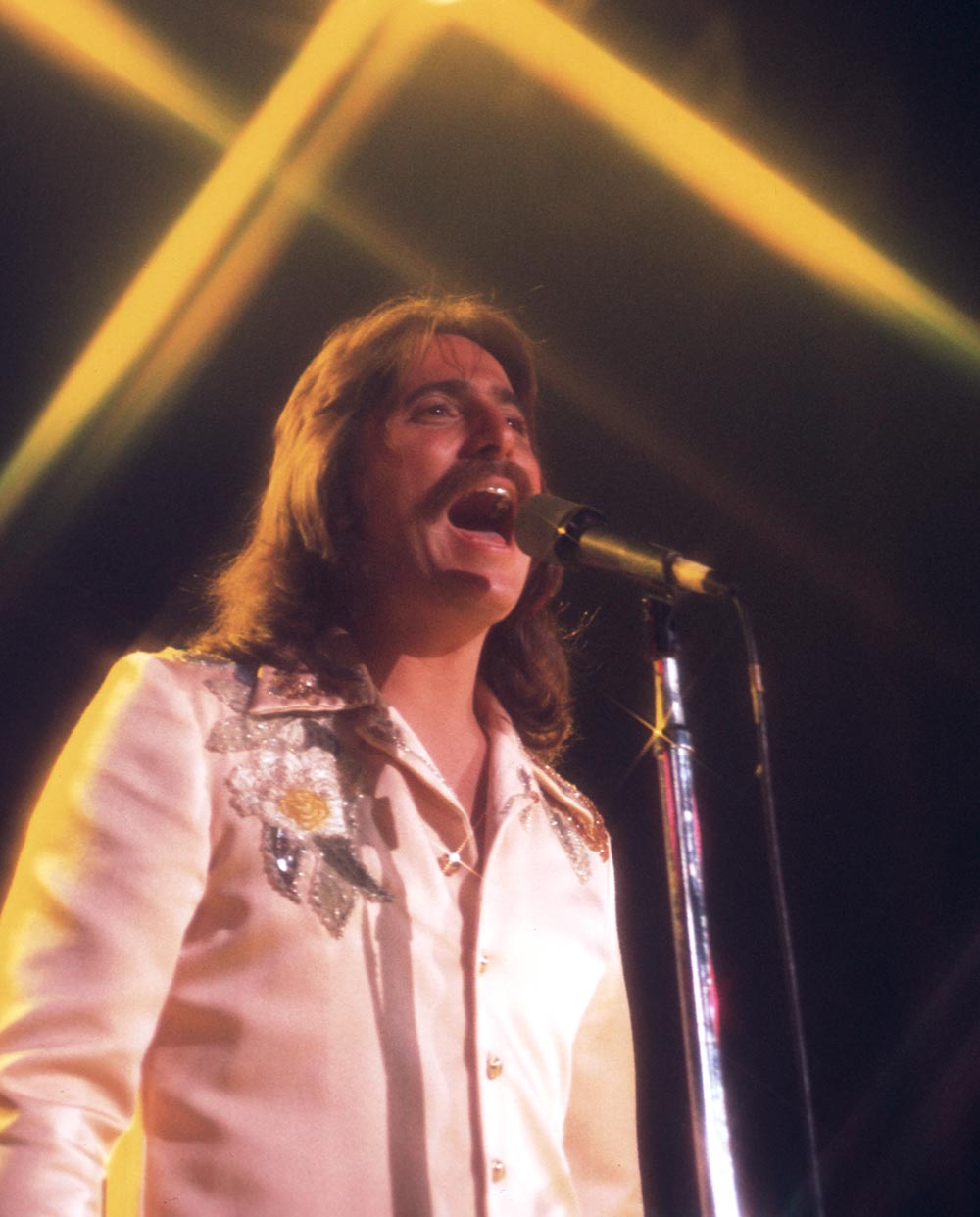 Chuck Negron singing with Three Dog Night circa 1970