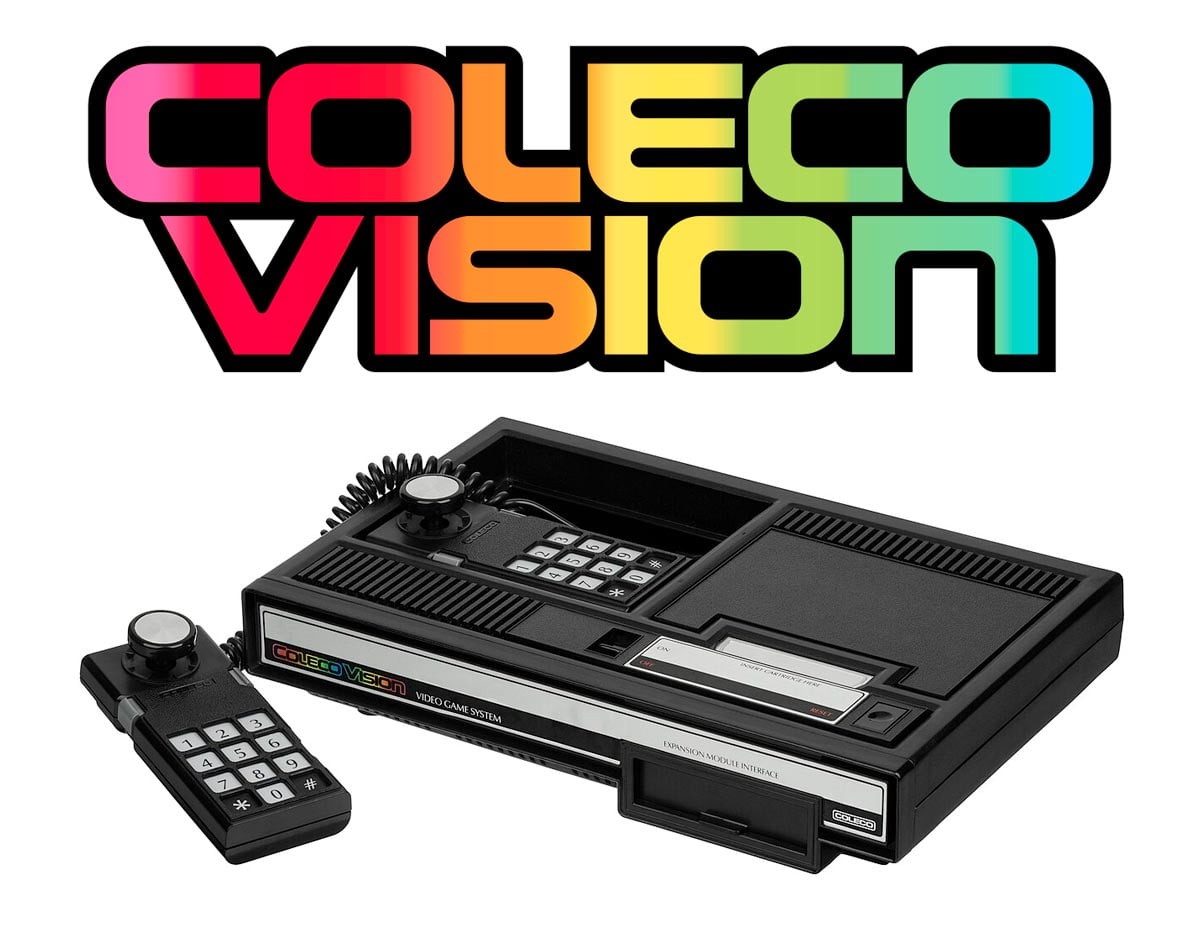 Coleco Vision logo and console