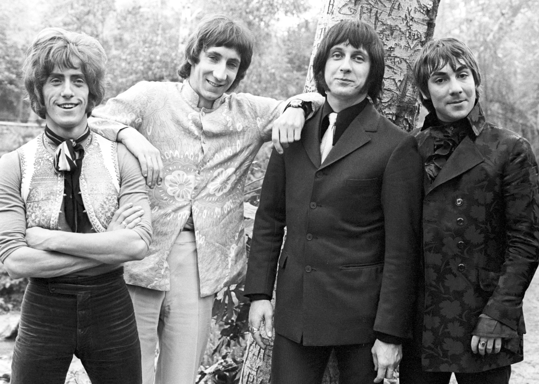 The Who pose for a portrait in Griffith Park.