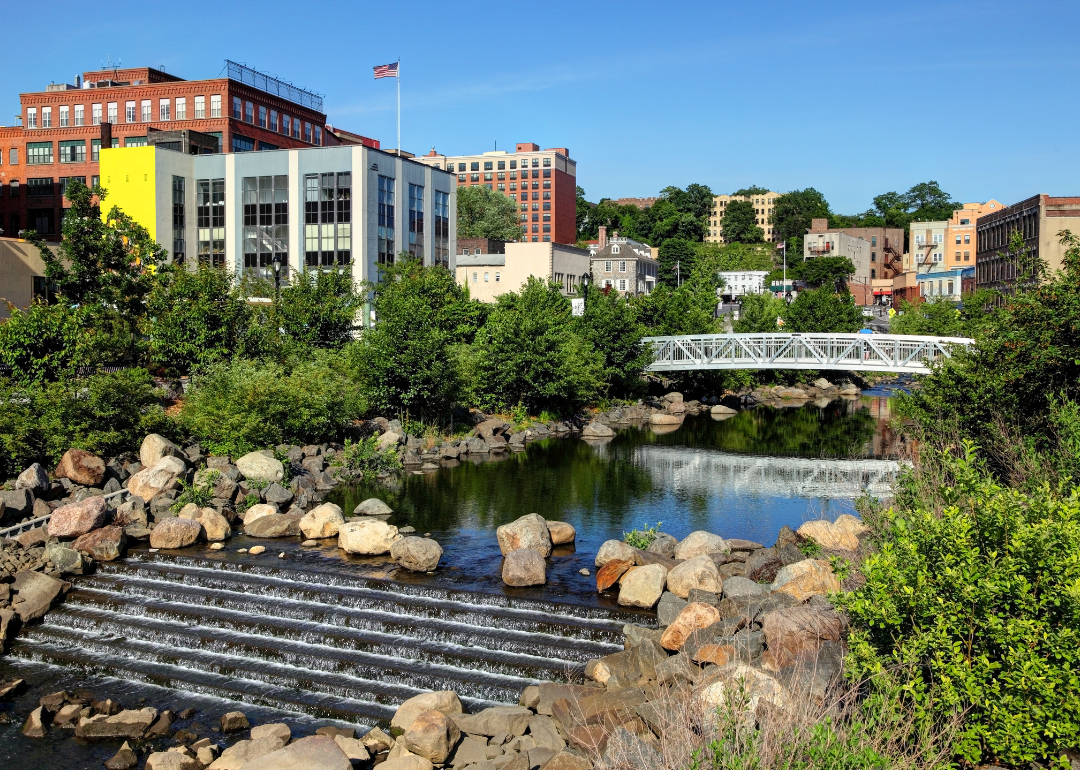 Yonkers waterfront and skyline.