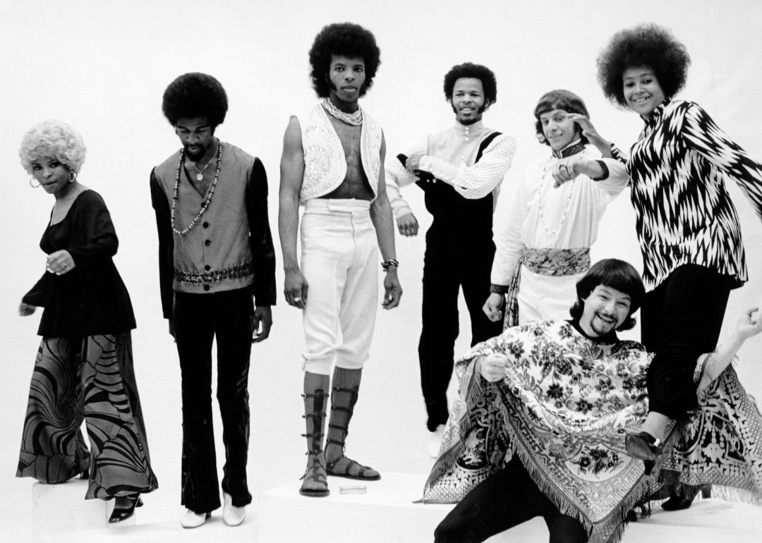 Sly & The Family Stone pose for a portrait in 1968.