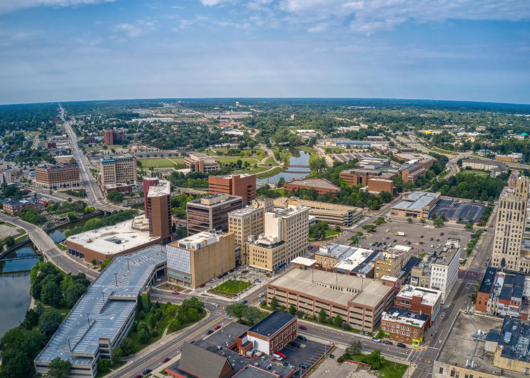 Aerial view Flint.