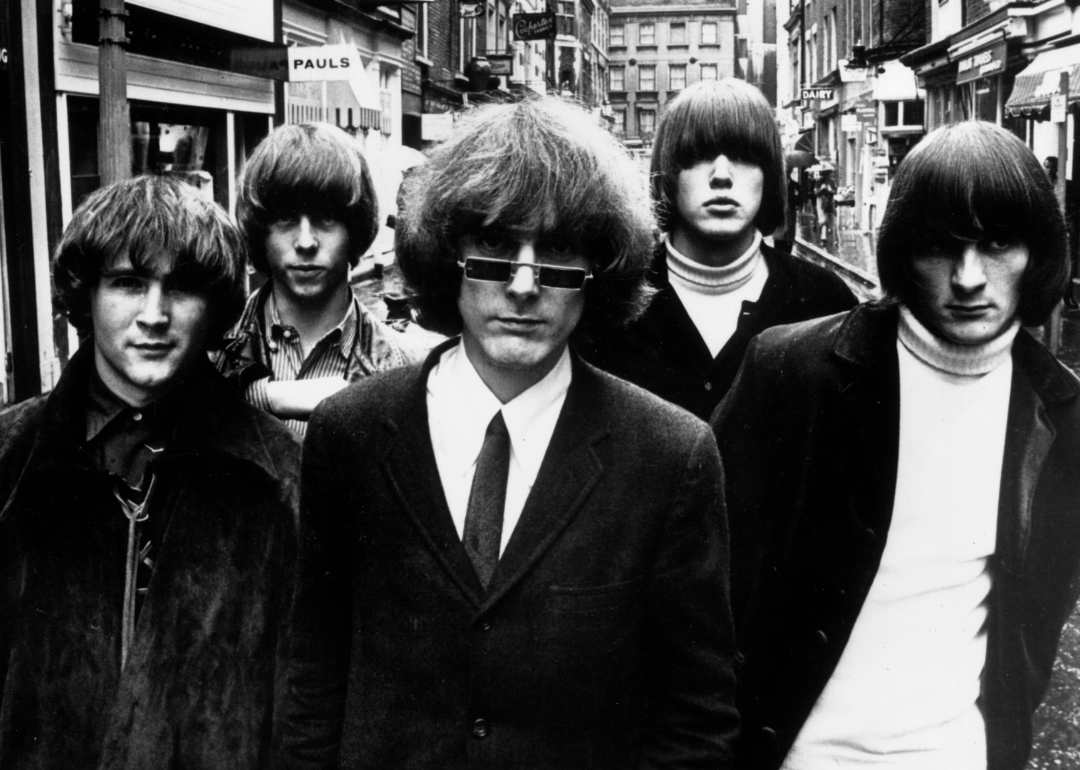 The Byrds pose for a portrait in London in 1965.
