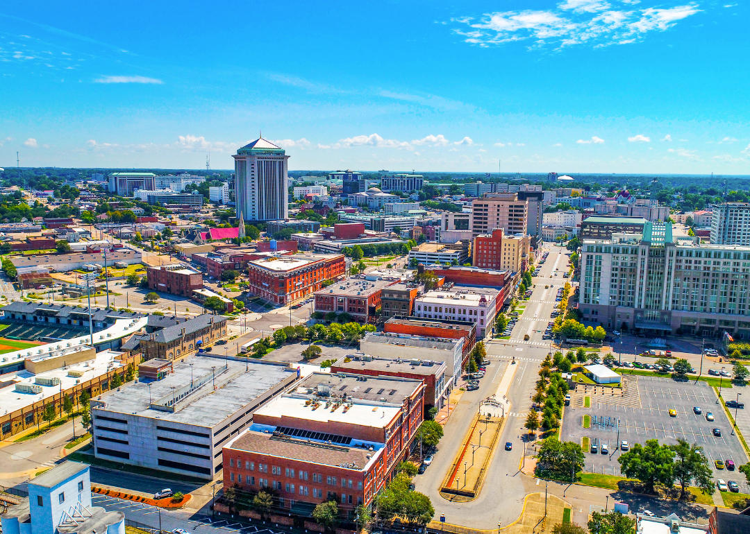 An aerial view of Montgomery.