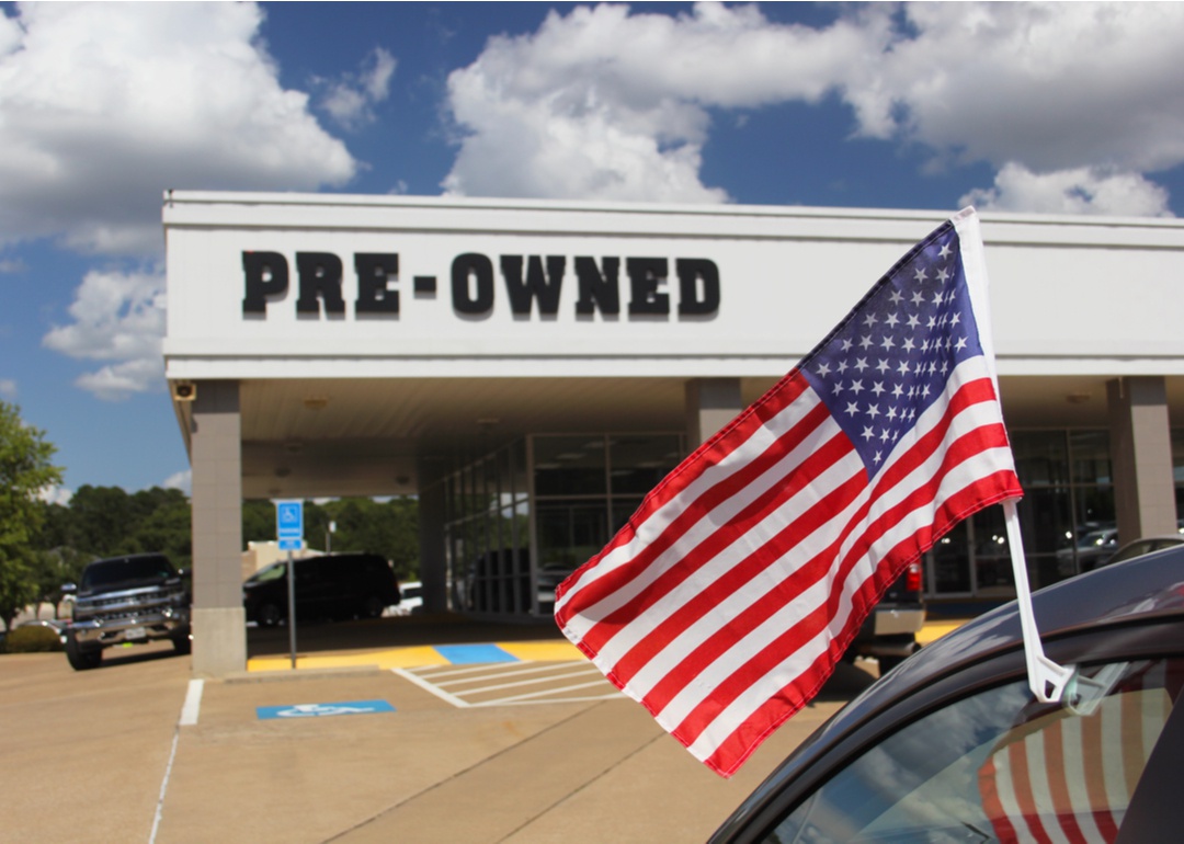 California is the 1 State With the Fewest Used Car Dealerships Per