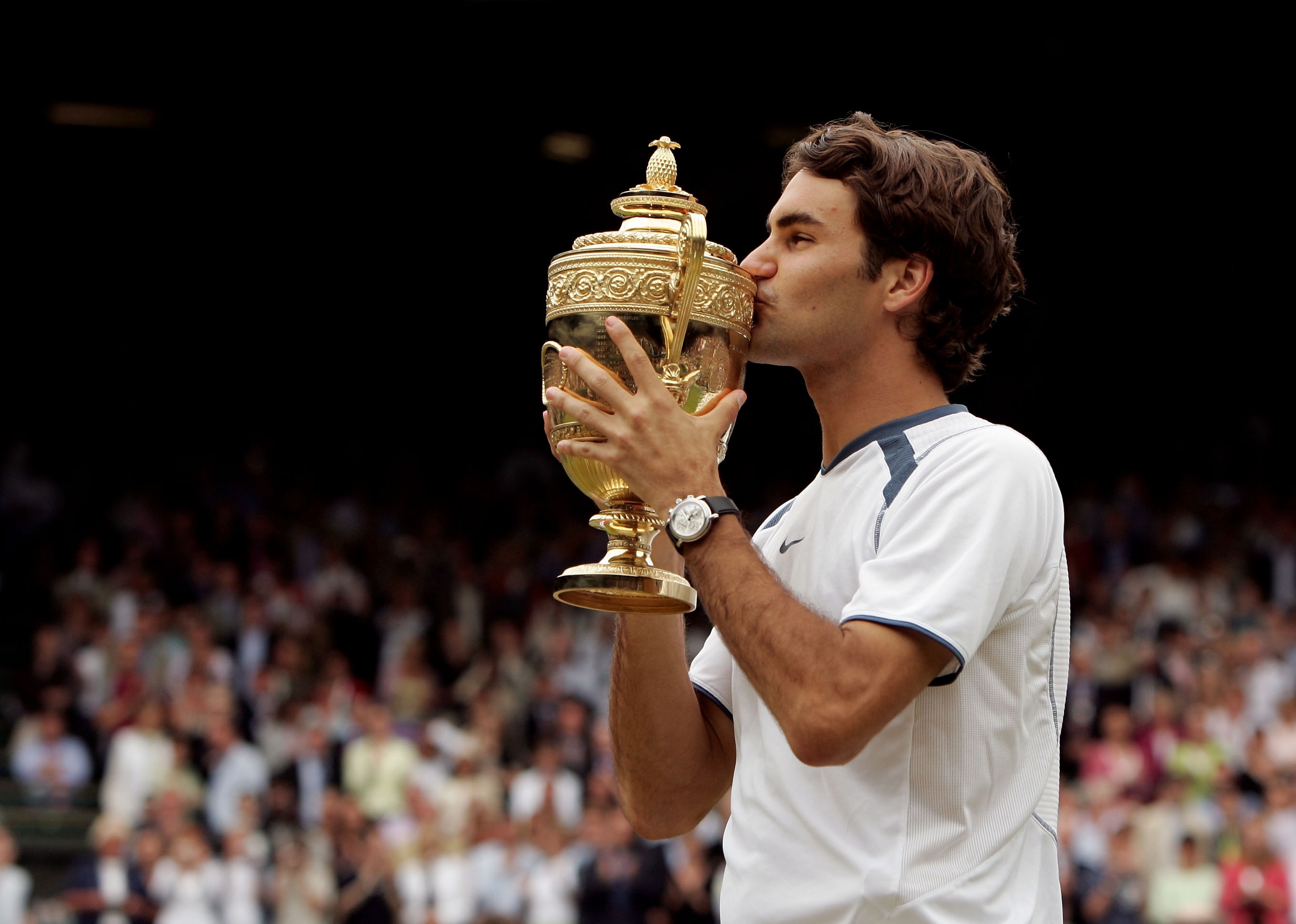 Wimbledon Trophy. Фото кубки большого шлема.