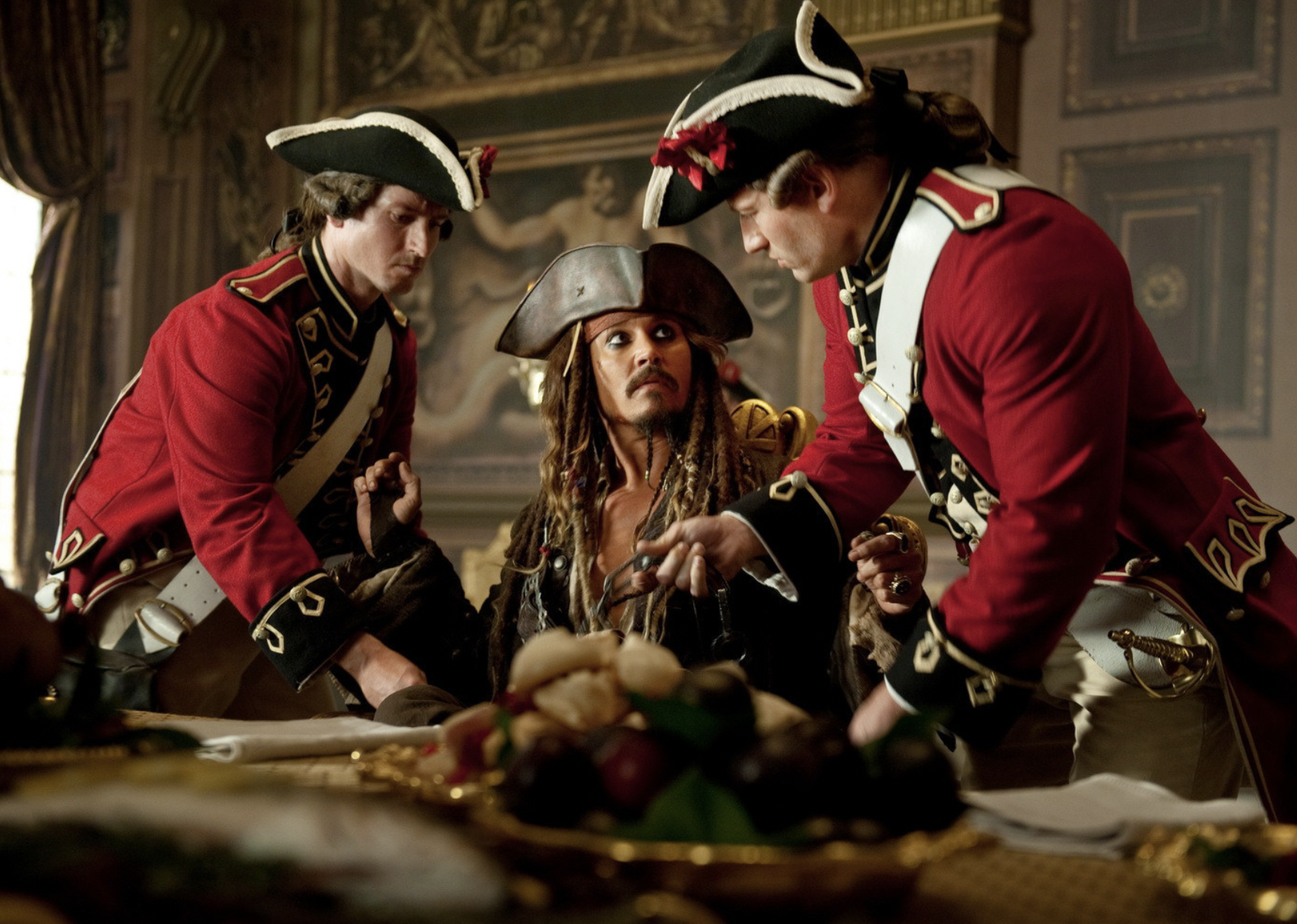 Johnny Depp in a scene from "Pirates of the Caribbean: On Stranger Tides"