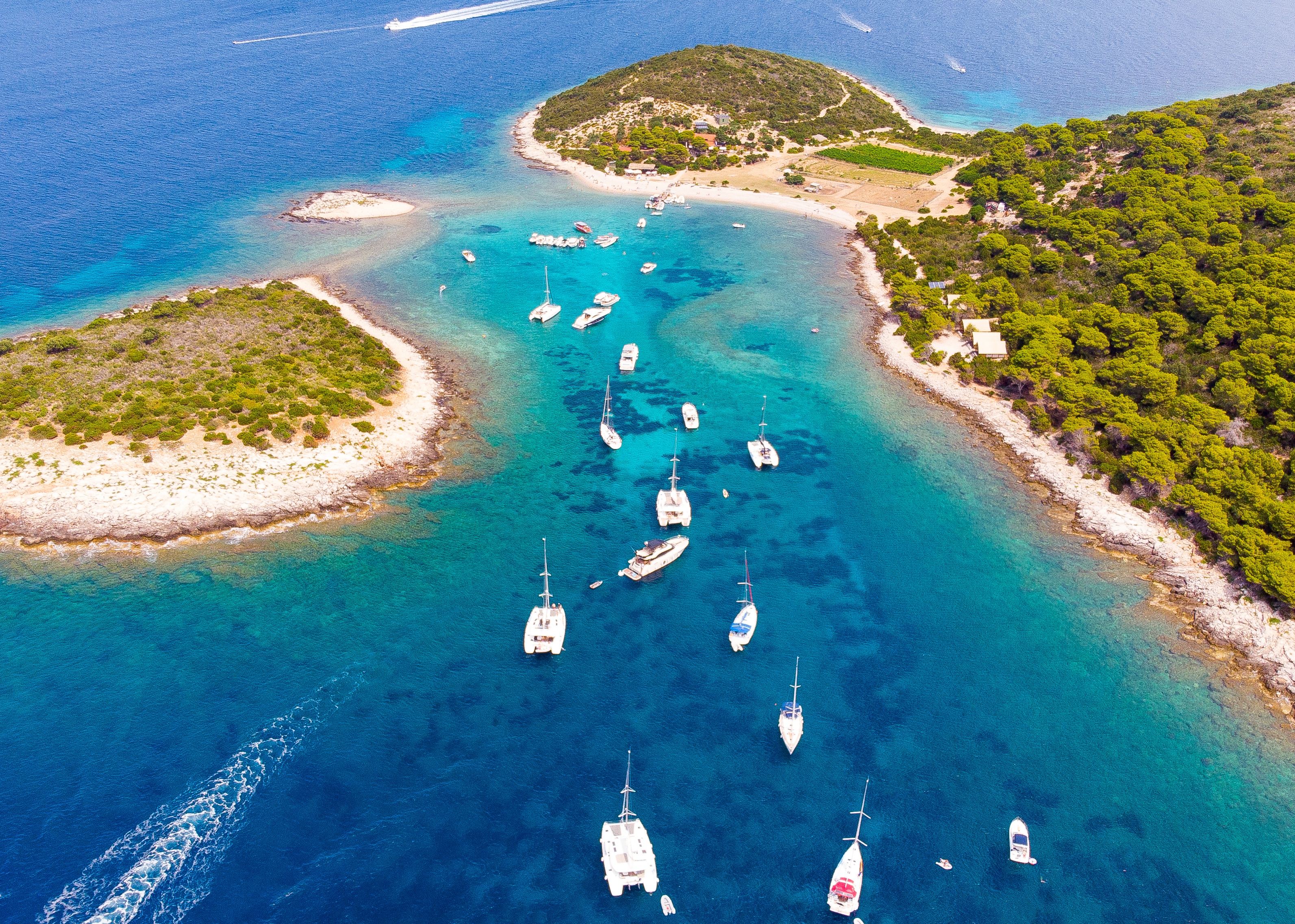 Budikovac Island off the island of Vis in Croatia.