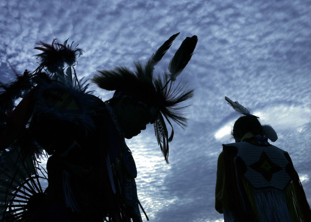 Dancers at an event.