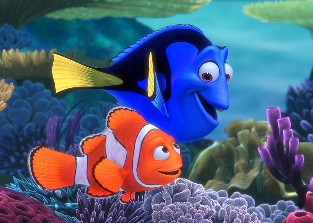 An illustrated frame from 'Finding Nemo’