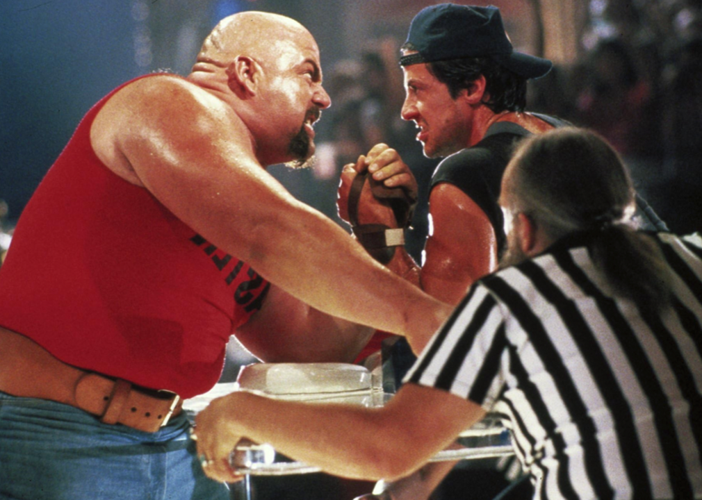 #41. Over the Top (1987) Sylvester Stallone and Rick Zumwalt in ‘Over the Top’.