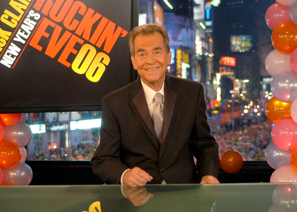 Dick Clark during his annual New Year