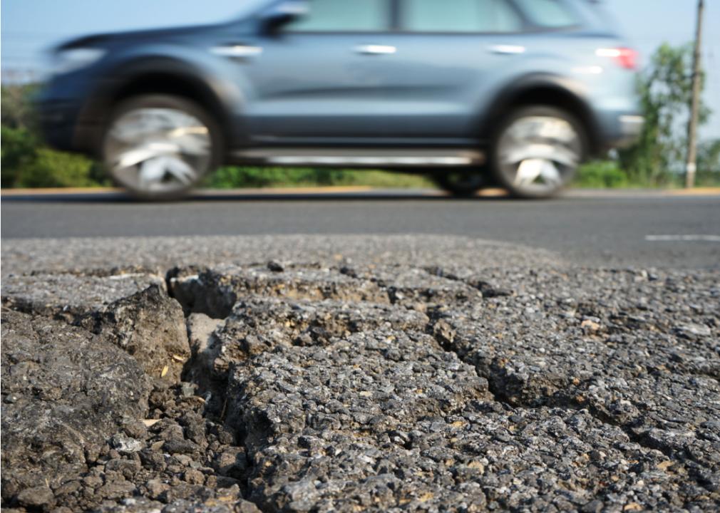 States where road conditions are deteriorating fastest