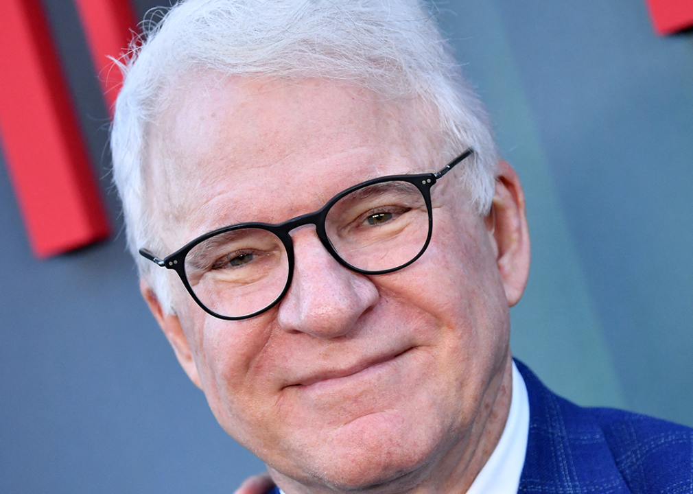 Steve Martin attends "Only Murders in the Building” premiere.