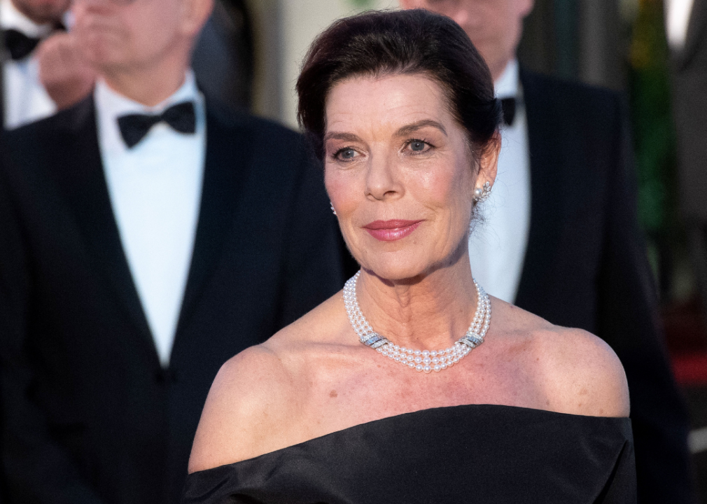 Princess Caroline at a formal event in Monaco