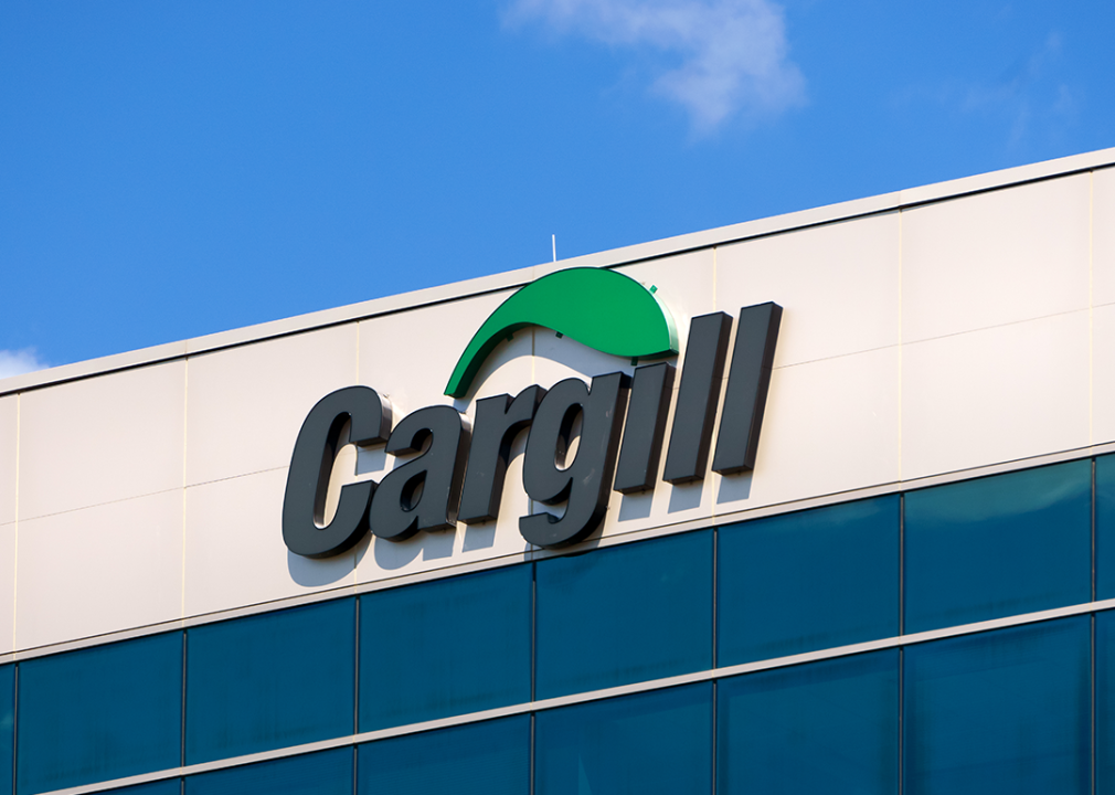 Cargill sign at headquarters in Hopkins, Minnesota.
